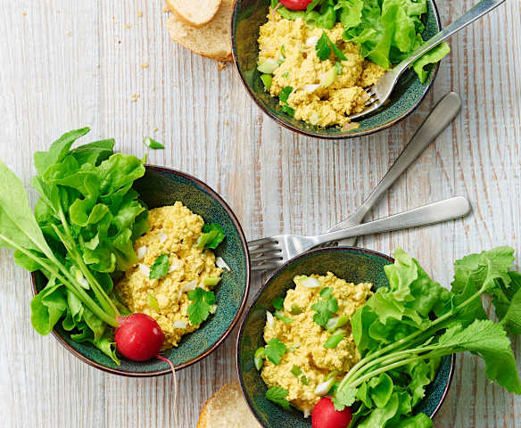 Tofu brouillé à l’indienne