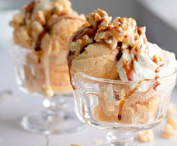 Crème glacée au Pop-corn