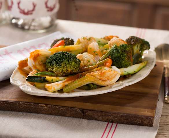 Verduras baby en escabeche de tomate