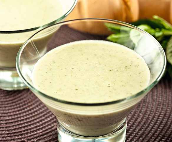 Gazpacho de hierbabuena Gazpacho de hierbabuena