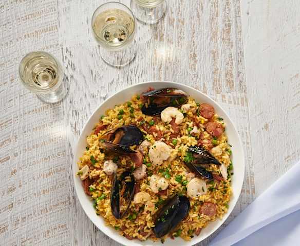 Seafood con arroz