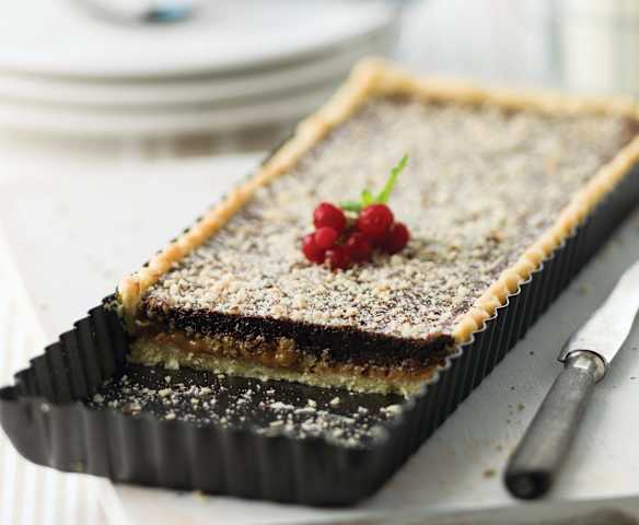 Tarte de avelã com leite condensado