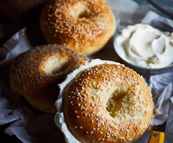 Amerikanische Bagels Amerikanische Bagels