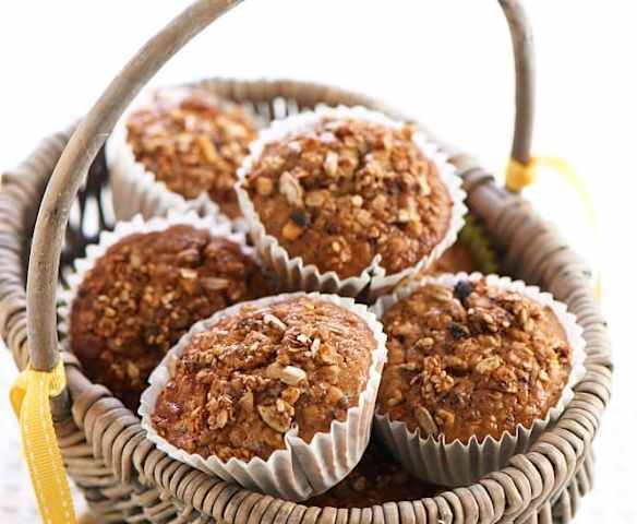 Chocolate Granola Muffins