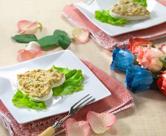 Canapè ai carciofi e senape (per 2 persone)