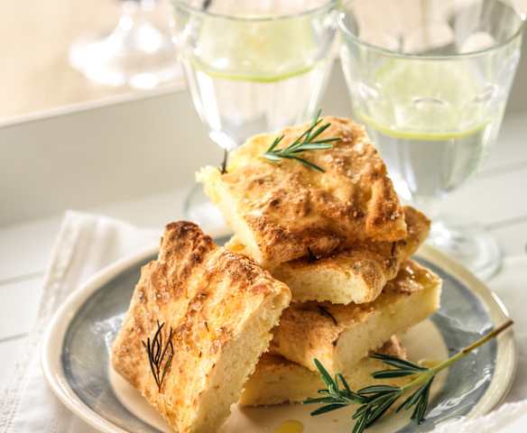 Gluten free focaccia bread