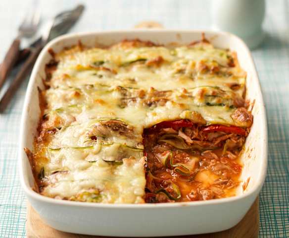 Tuna, Courgette and Red Pepper Lasagne