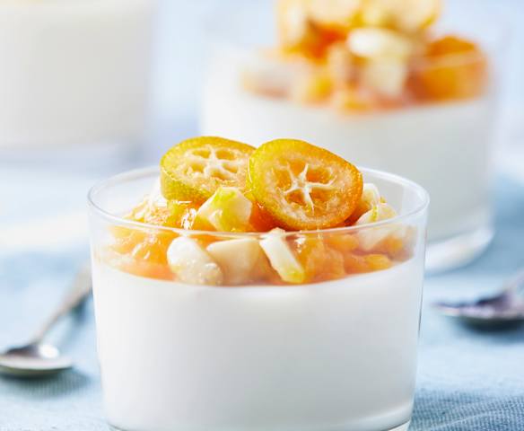 Pannacotta tropical