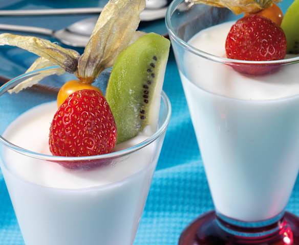 Citrónový mousse z jogurtu a smetany