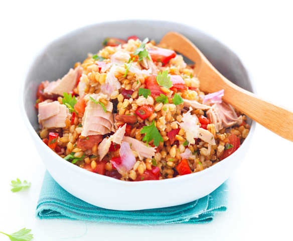 Salade de petit épeautre aux légumes