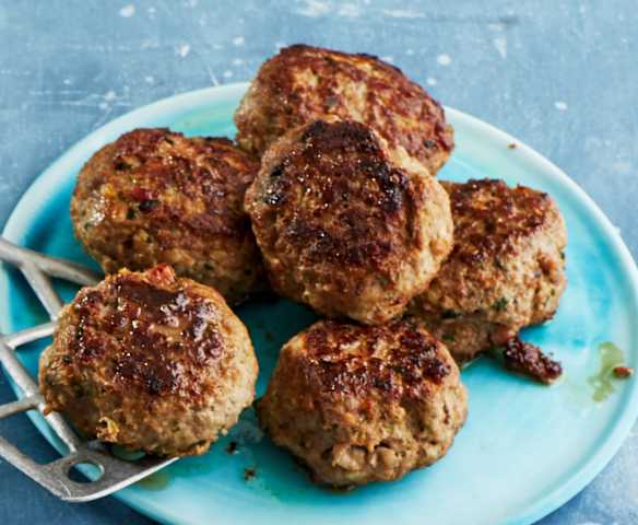 Speck-Majoran-Frikadellen