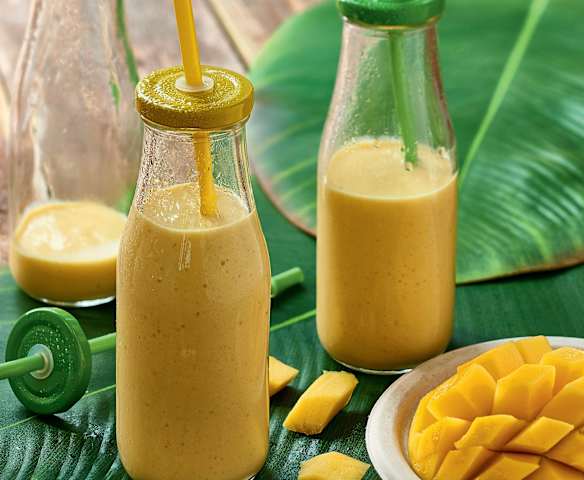 Milk-shake vanille-mangue