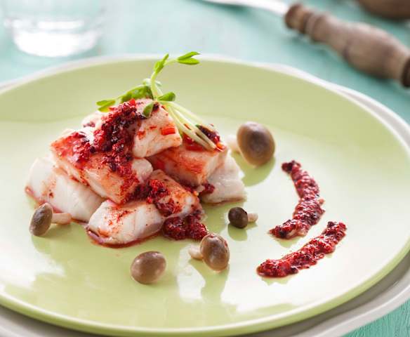 客家紅糟蒸魚片