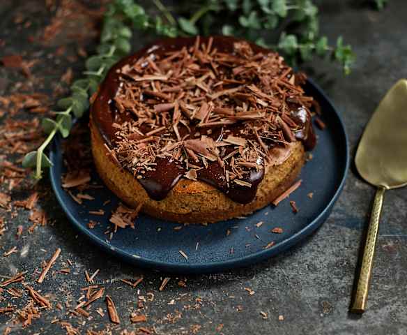 Cheesecake de chocolate e avelã