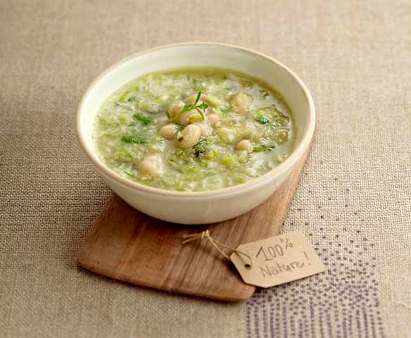 Soupe de haricots blancs