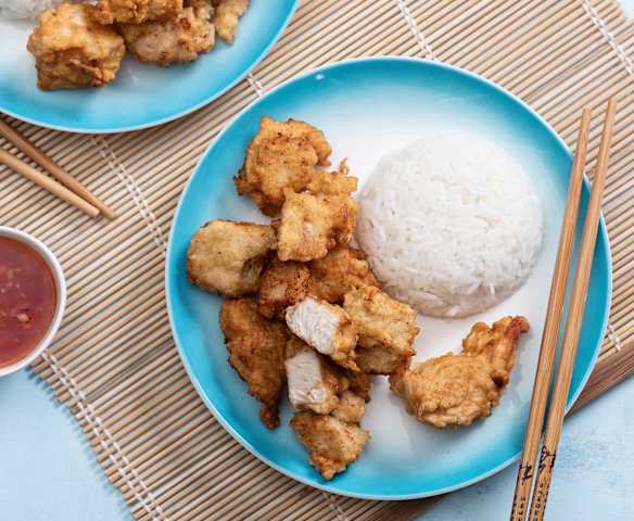 Kurczak w cieście kokosowym