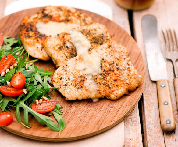 Schab duszony w sosie