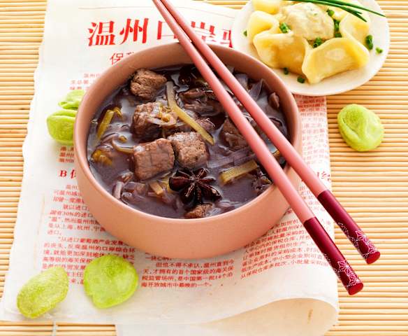 Baozi et soupe chinoise