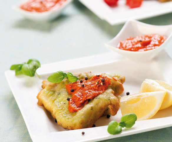 Ryba w cieście bazyliowym