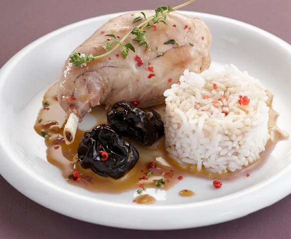 Iepure cu prune uscate