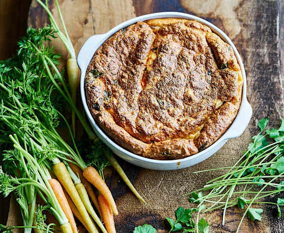 Soufflé de legumes da época
