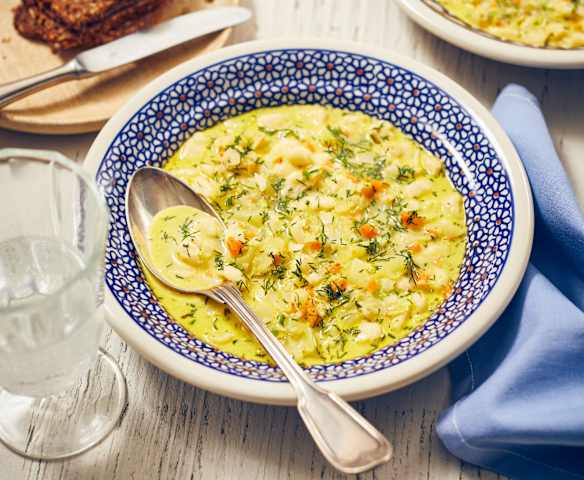 Dill-Gemüse-Suppe (Zupa koperkowa)