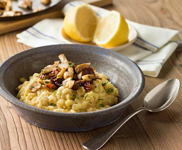 Ebly Risotto mit RUPP Feinster Streich Gouda Ebly Risotto mit RUPP Feinster Streich Gouda
