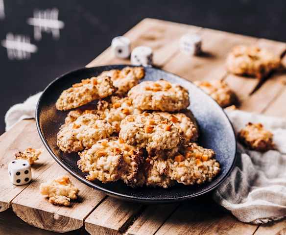 Cookies soufflés carotte-cumin Cookies soufflés carotte-cumin