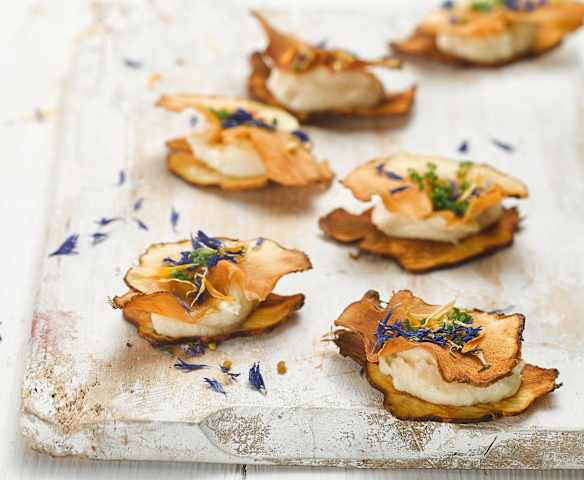 Topinamburové chipsy