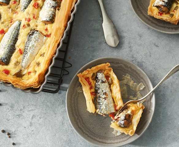 Quiche de sardinas