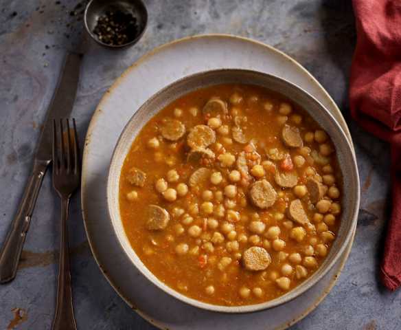 Ragoût de pois chiches aux légumes