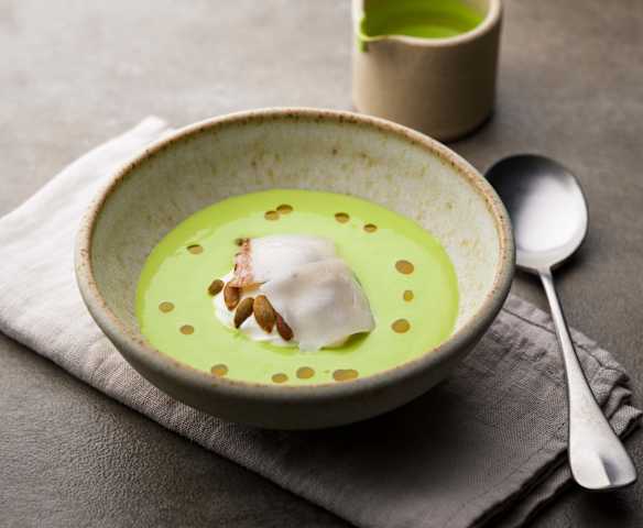 Pea and Lardo Soup Pea and Lardo Soup