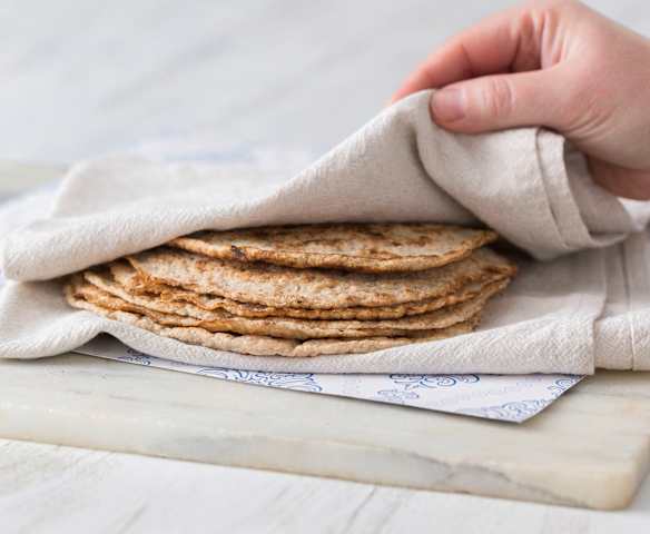 Dairy and grain free wraps