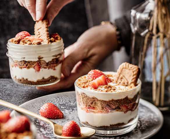 Tiramisu facile aux fraises