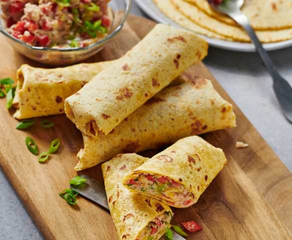 Chicorée-Thunfisch-Wraps