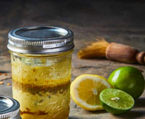 Marinada de limón y jengibre