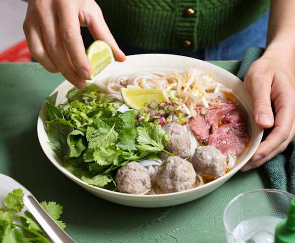 Pho complet de bœuf