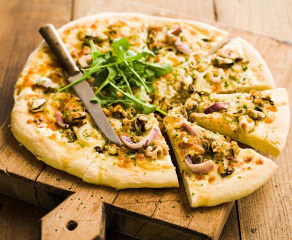Pizza aux fruits de mer
