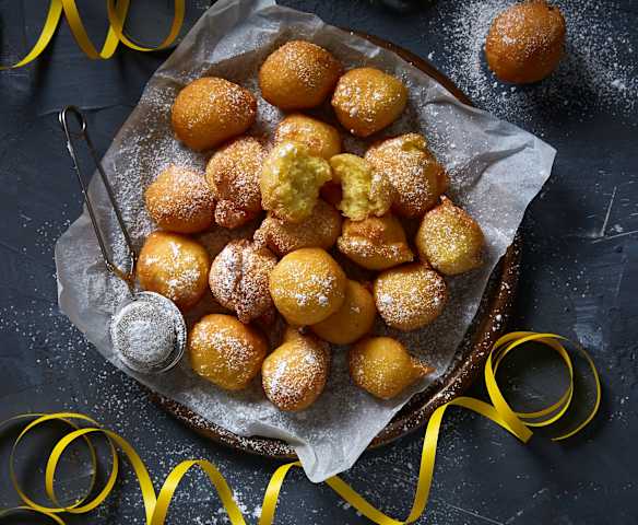 Frittelle di ricotta e zafferano (Arrobiolus sarde)