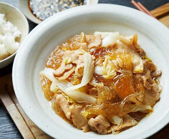 猪肉白菜炖粉条