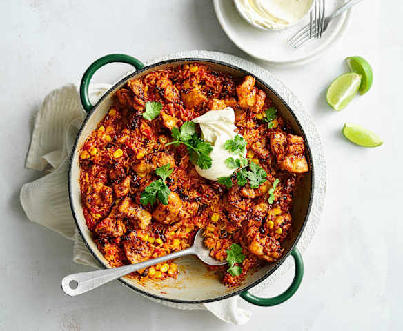 Tex-Mex chicken casserole