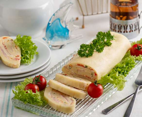 Rolada z sera żółtego