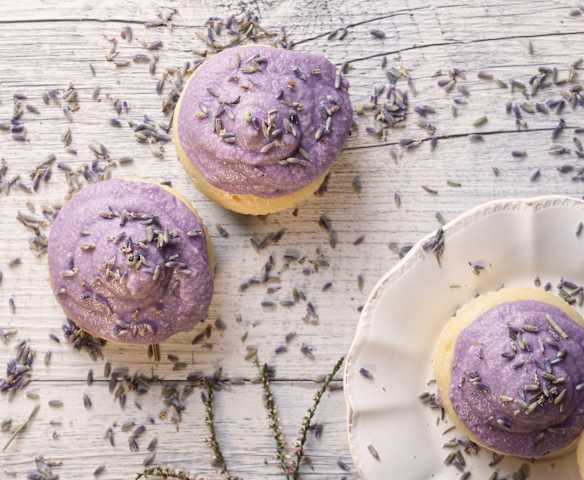 Cupcake al profumo di lavanda