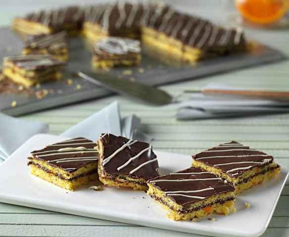 Pastelitos de naranja y chocolate