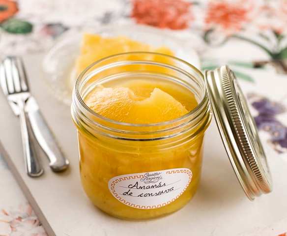 Ananás em calda