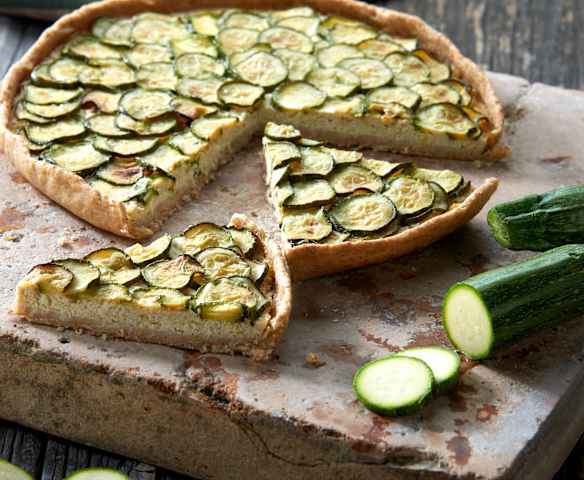 Crostata di zucchine (vegan)