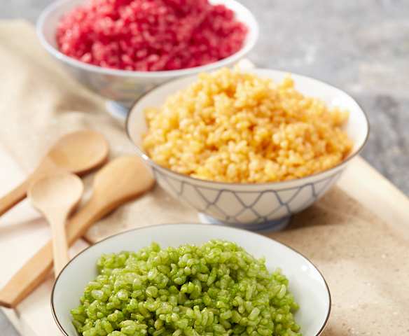 Tri-Colour Ginger Rice