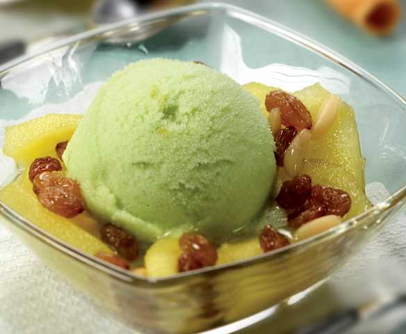 Sorbetto di mela verde