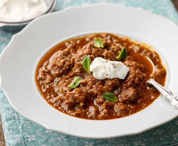 Stufato di agnello, melanzane e cumino Stufato di agnello, melanzane e cumino