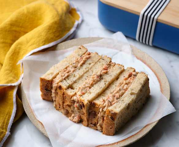 Feta and Aubergine Sandwich Filling